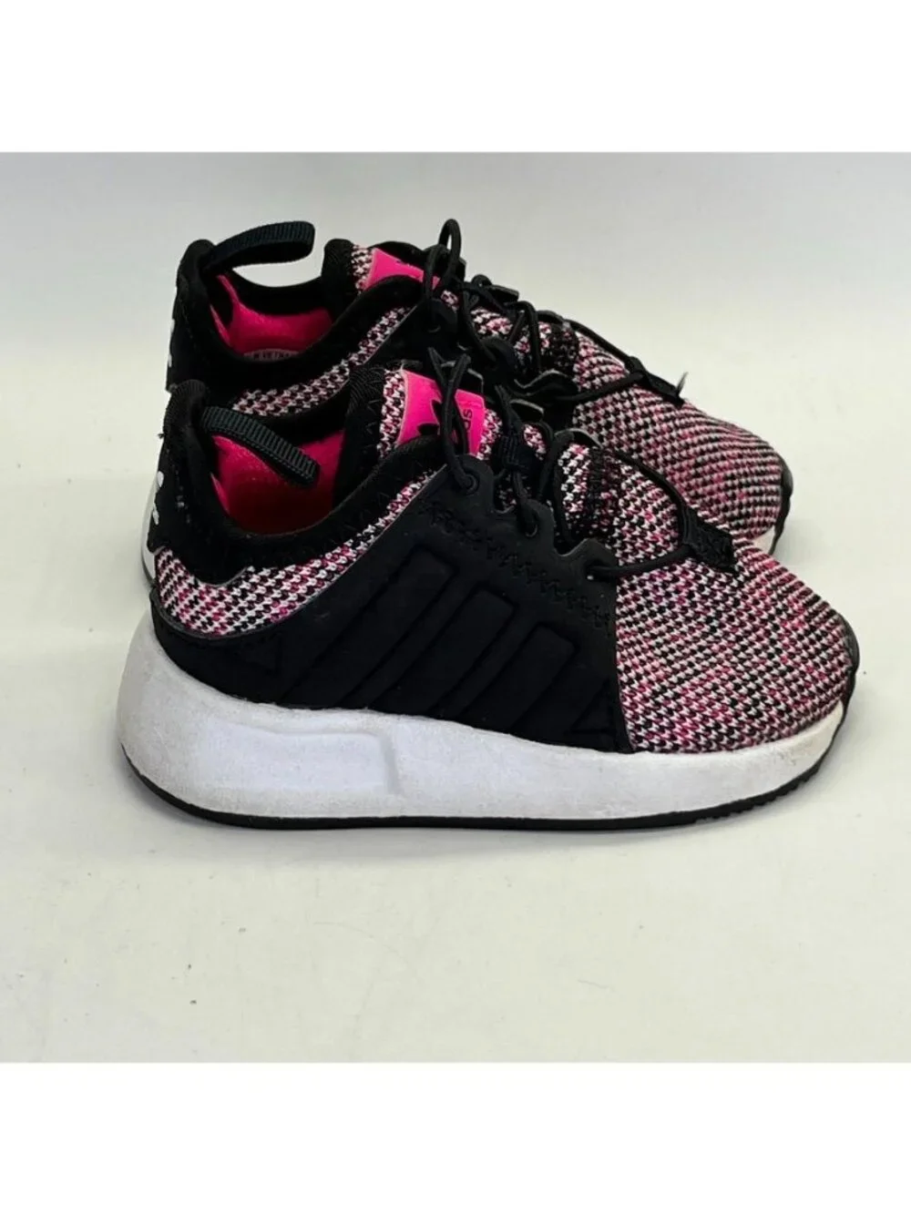 Adidas Girls' X_PLR Knit Low-Top Sneakers Size 4  Little Kid Pink Black